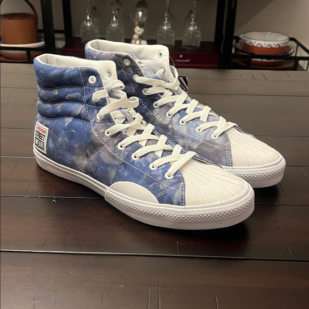 Vision Street Wear Canvas Hi Steve Aoki SA Dim Mak VSW Shoes Sneakers Mens Sz 12